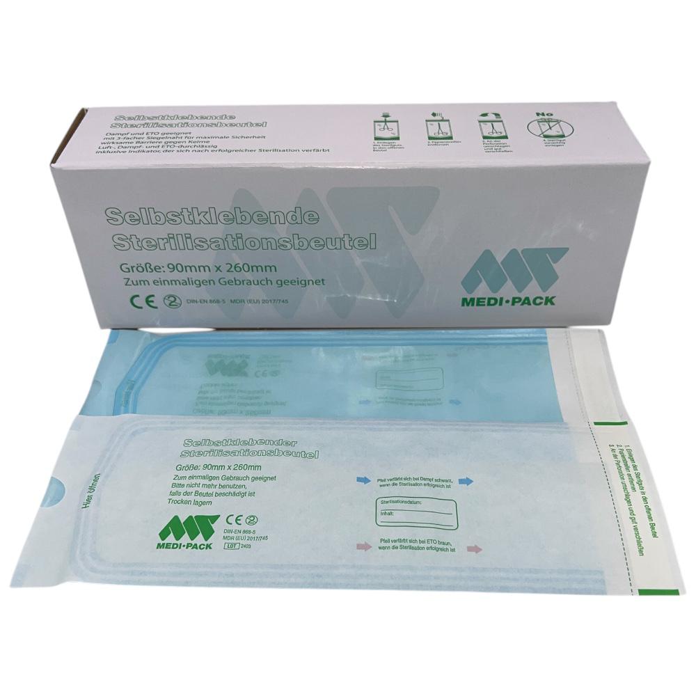 Autoklaven - Steribeutel 90 x 260 mm