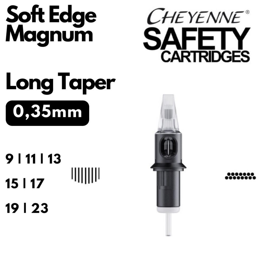 Cheyenne Safety Cartridge - 9er Soft Edge Magnum 0.35 Long Taper