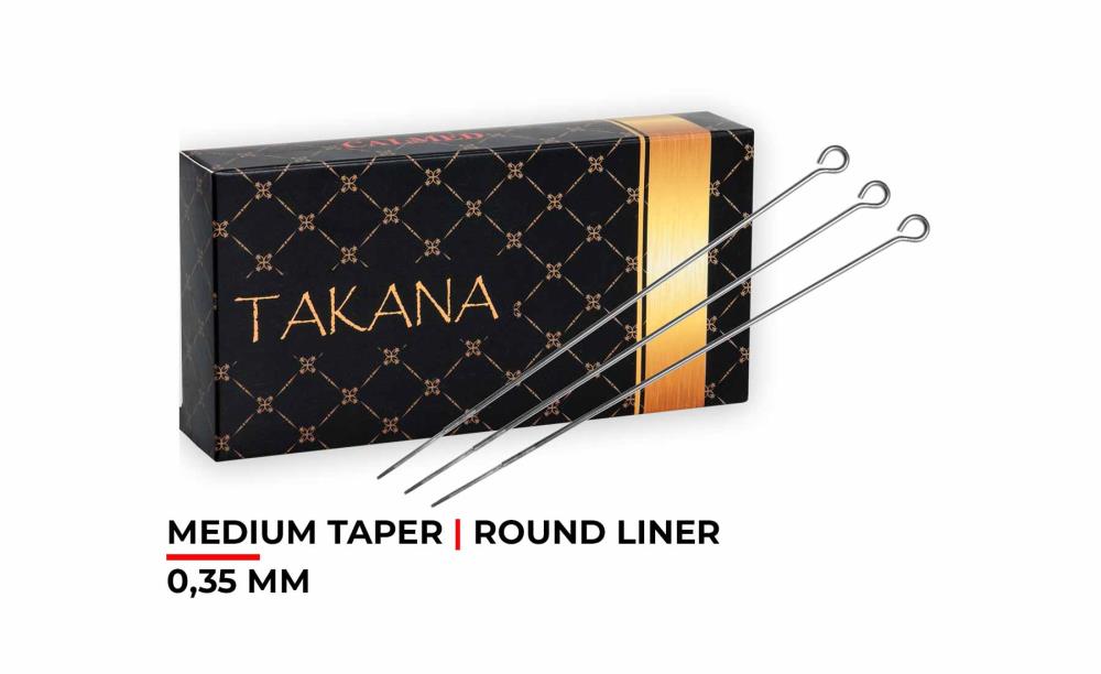 TAKANA - 3er Round Liner Medium Taper 0,35 mm