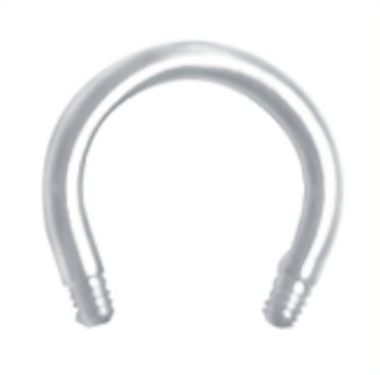 Circular Barbell Pin 1,6 x 10 mm