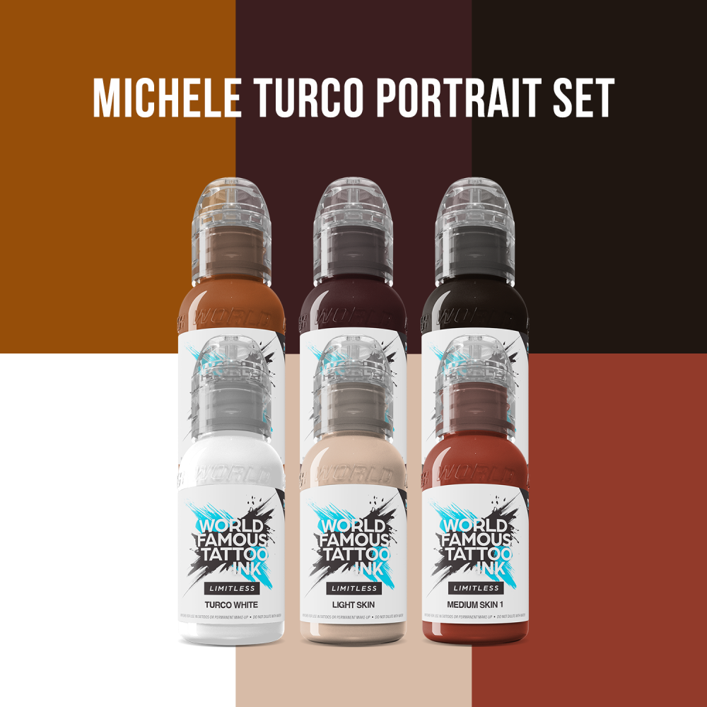 World Famous Limitless Ink - Michele Turco Portrait Set 6 x 30 ml