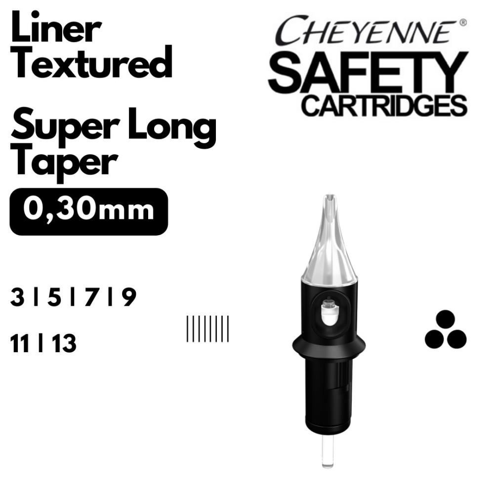 Cheyenne Safety Cartridge - Liner TX 0.30 Super Long Taper