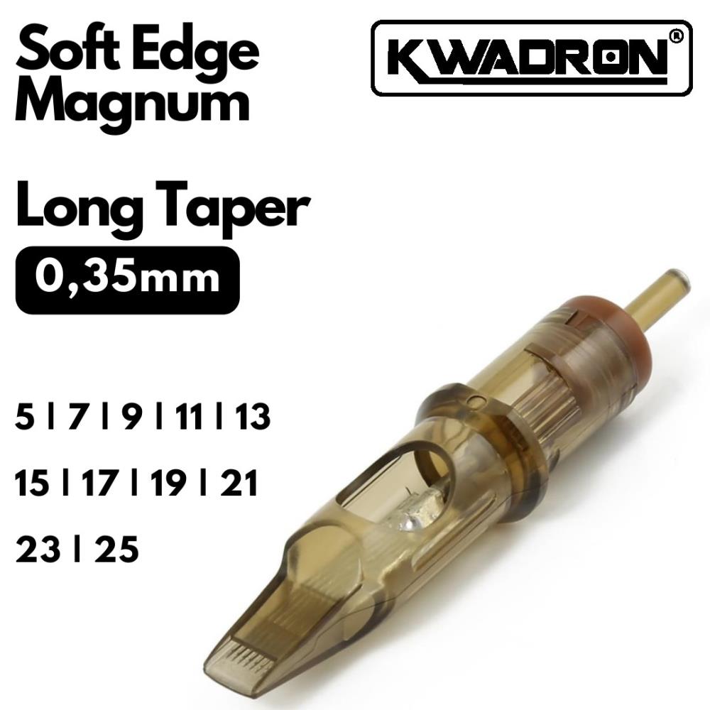 Kwadron Cartridge - Soft Edge Magnum 0.35 Long Taper
