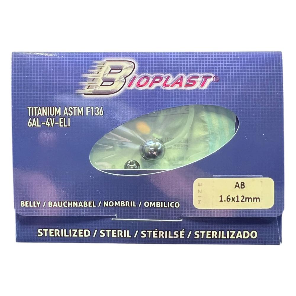 Bioplast® Banane jew. Titankugel - 1,6 x 12 mm - AB