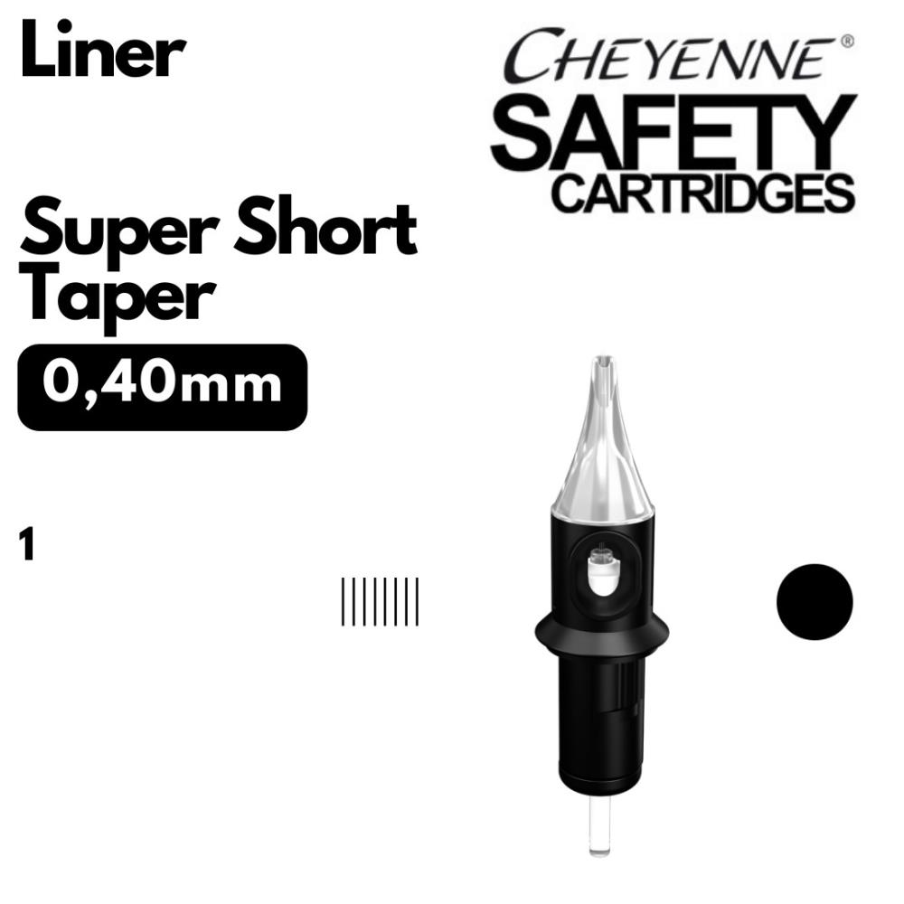 Cheyenne Safety Cartridge - Liner 0.40 Super Short Taper