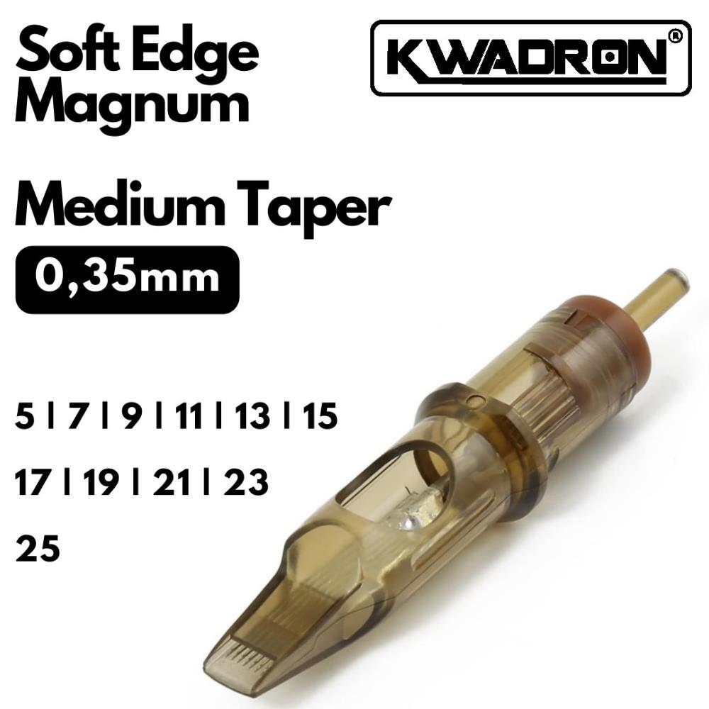Kwadron Cartridge - Soft Edge Magnum 0.35 Medium Taper