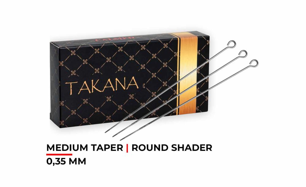 TAKANA - 5er Round Shader Medium Taper 0,35 mm