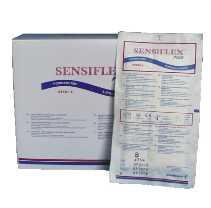 Sensiflex OP Handschuhe Latex, steril, puderfrei Gr.8