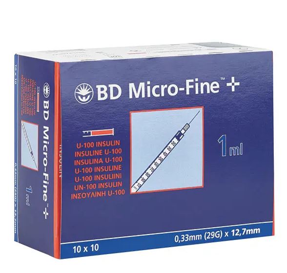 BD Insulinspritzen Microfine Plus 1ml U40 29G