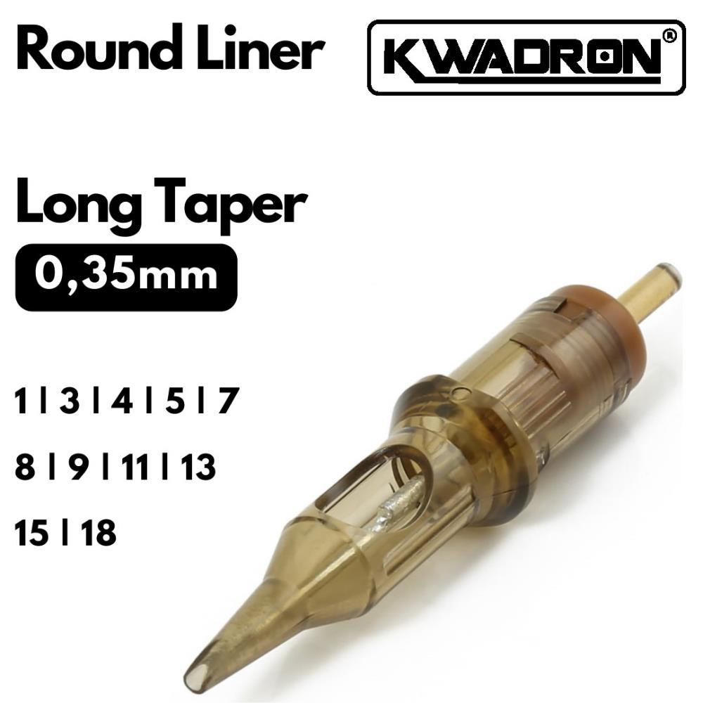 Kwadron Cartridge - Round Liner 0.35 Long Taper