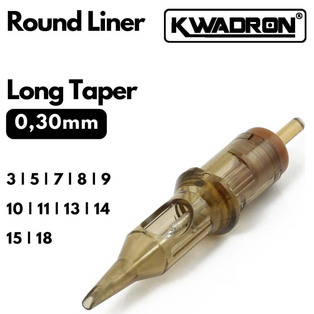 Kwadron Cartridge -  Round Liner 0.30 Long Taper