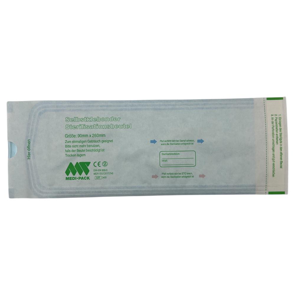 Autoklaven - Steribeutel 90 x 260 mm