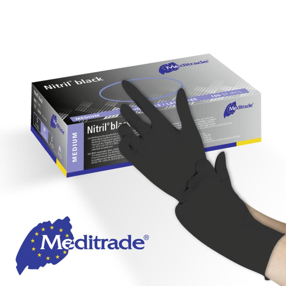 Meditrade Nitril® black Gr. M