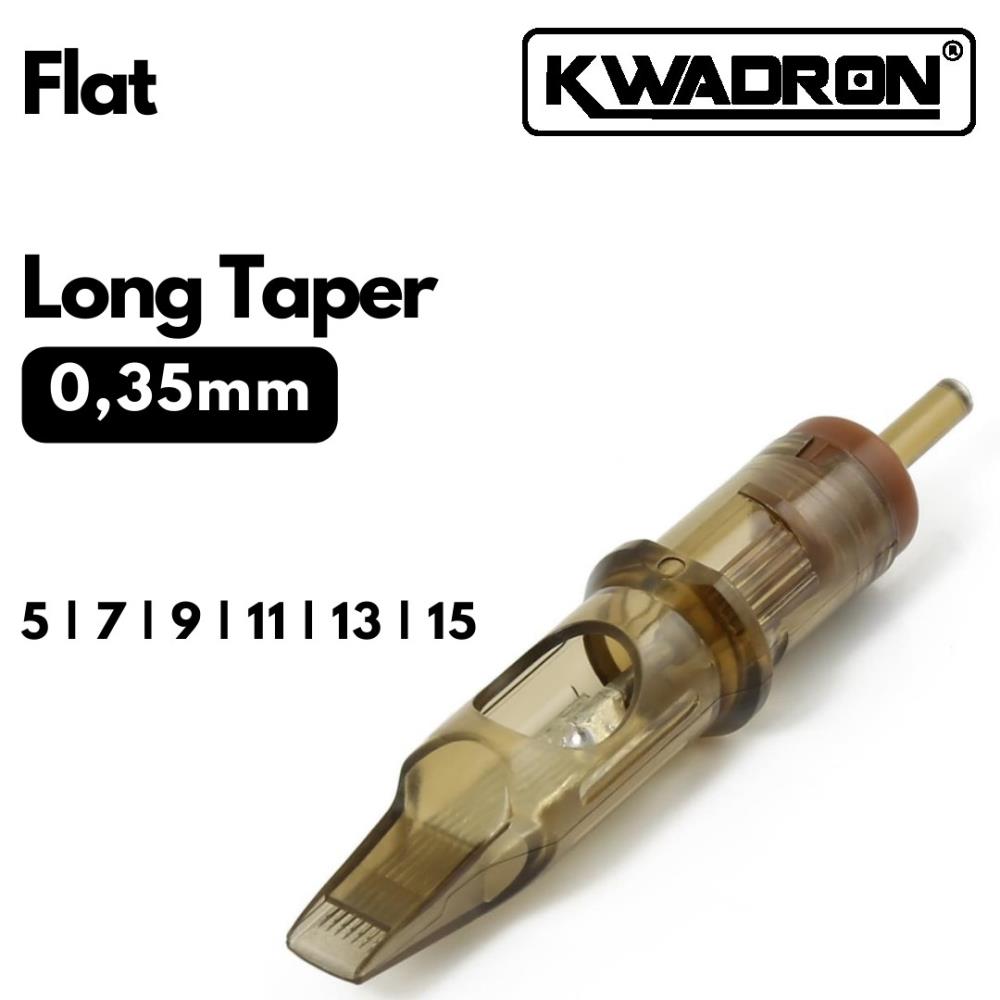 Kwadron Cartridge - Flat 0.35 Long Taper