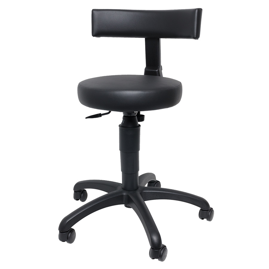 Drehrollhocker Ecco-Black