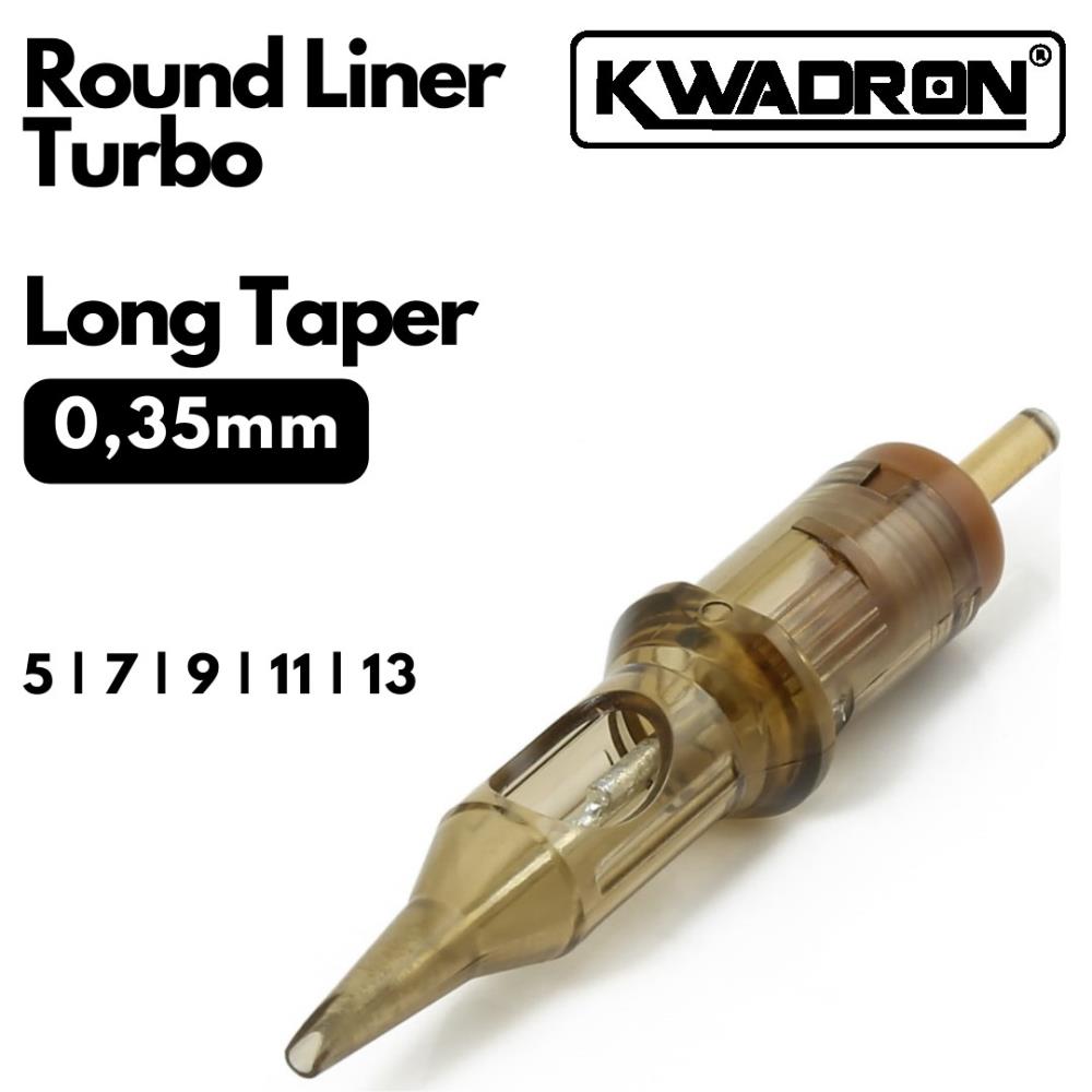 Kwadron Cartridge - Round Liner Turbo 0.35 Long Taper